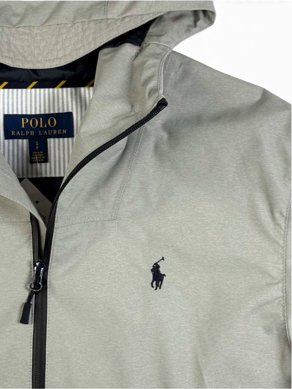 Polo Ralph Lauren Portland Waterproof Hooded Jacket Gray NWT Men’s Small